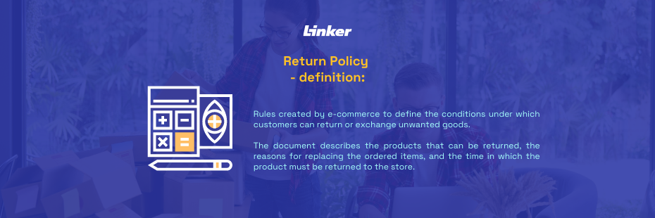 Return policy IS as a document specifying the rules that must be followed to return unwanted items to the store.