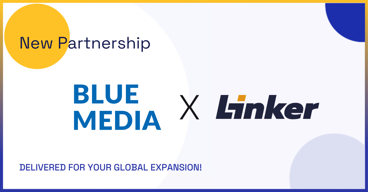 New partnership with Blue Media.