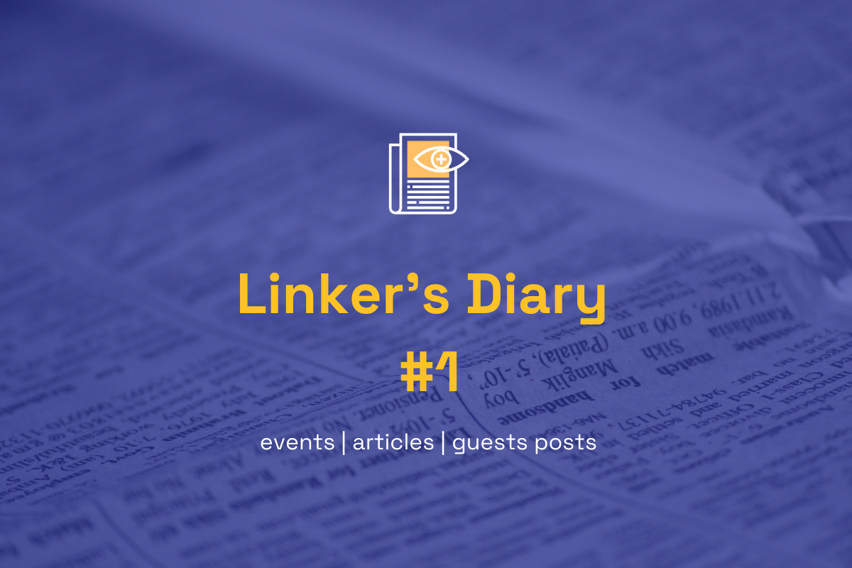 Linker's Diary: spring presence at events, articles, and guest posts