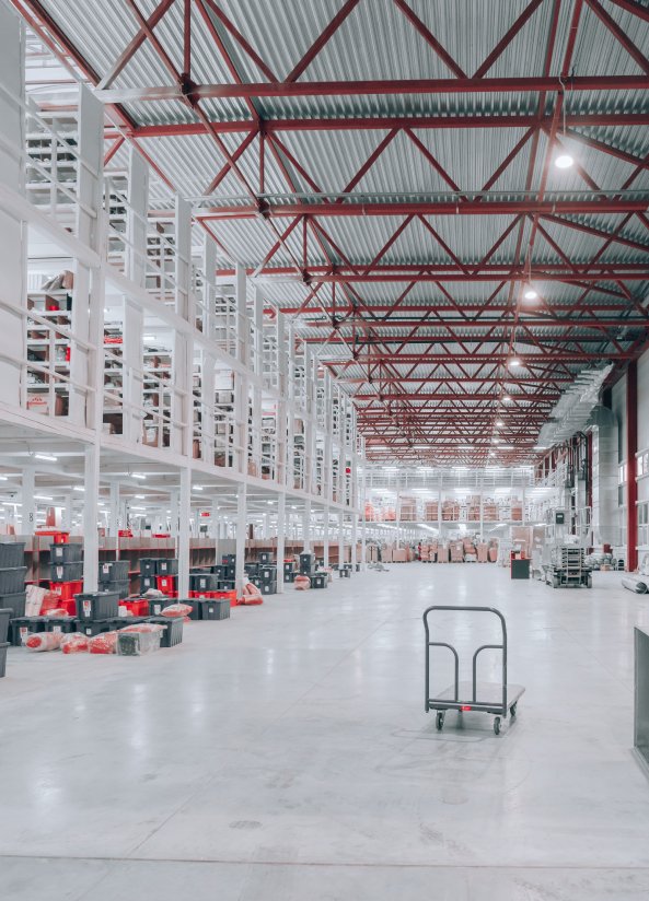 OMS system: 3pl warehouse interior